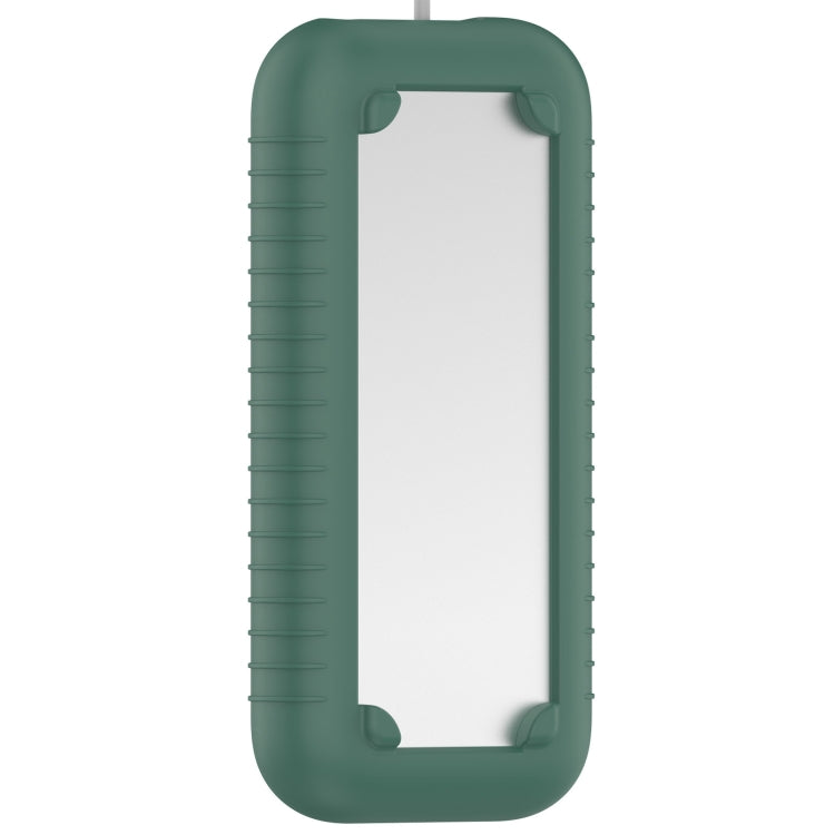 For Apple Vision Pro Accessories Power Bank Storage Silicone Protective Case(Dark Green) - VR Accessories by buy2fix | Online Shopping UK | buy2fix