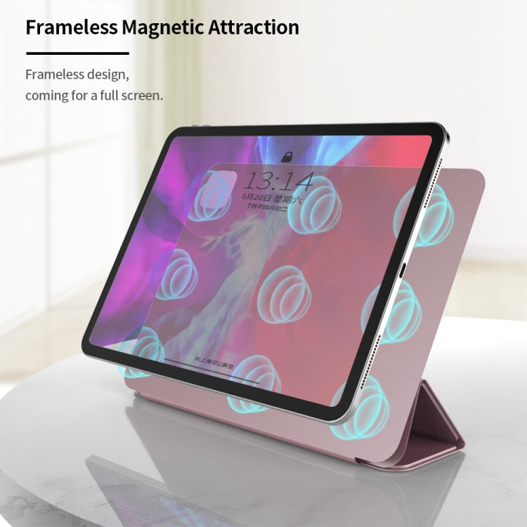 For iPad Air 13 2024 Ultra-thin Double-sided Clip Magnetic Smart Tablet Case(Pink) - iPad Air 13 2024 Cases by buy2fix | Online Shopping UK | buy2fix