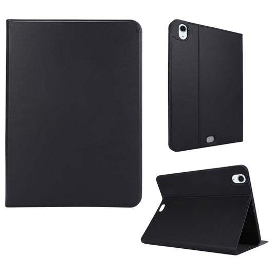 For iPad Air 13 2024 Stretch Voltage Plain Leather Smart Tablet Case(Black) - iPad Air 13 2024 Cases by buy2fix | Online Shopping UK | buy2fix