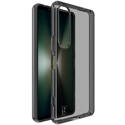 For Sony Xperia 1 VI IMAK UX-5 Series TPU Phone Case(Transparent Black) - Sony Cases by imak | Online Shopping UK | buy2fix