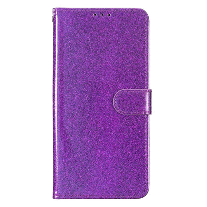 For iPhone 16 Pro Glitter Powder Flip Leather Phone Case(Purple) - iPhone 16 Pro Cases by buy2fix | Online Shopping UK | buy2fix