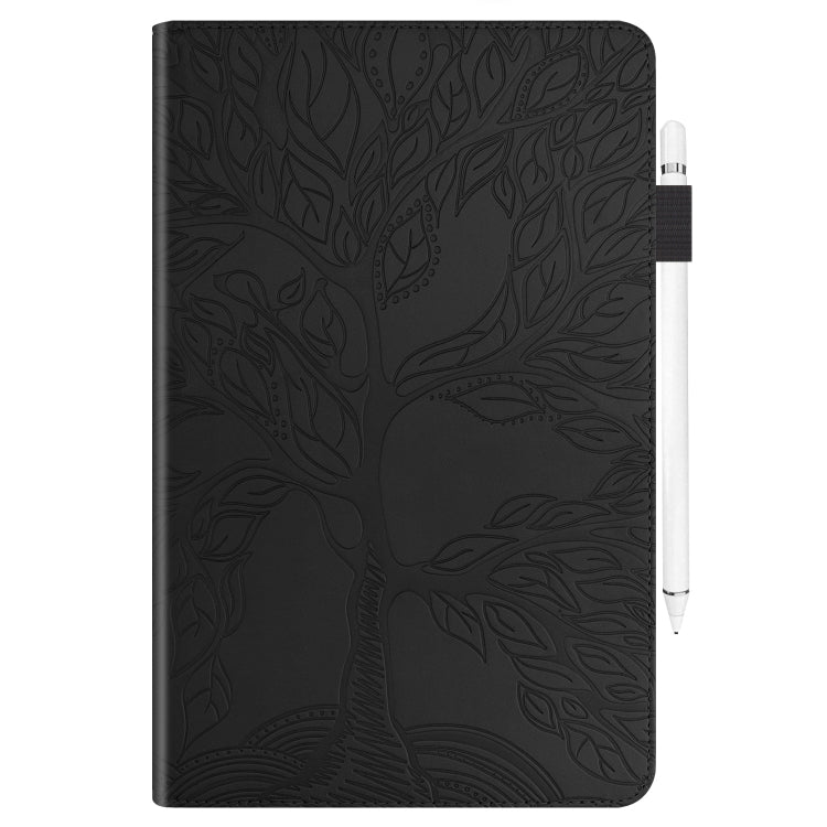 For iPad Pro 11 2024 Tree Life Series Embossed Smart Leather Tablet Case(Black) - iPad Pro 11 2024 Cases by buy2fix | Online Shopping UK | buy2fix