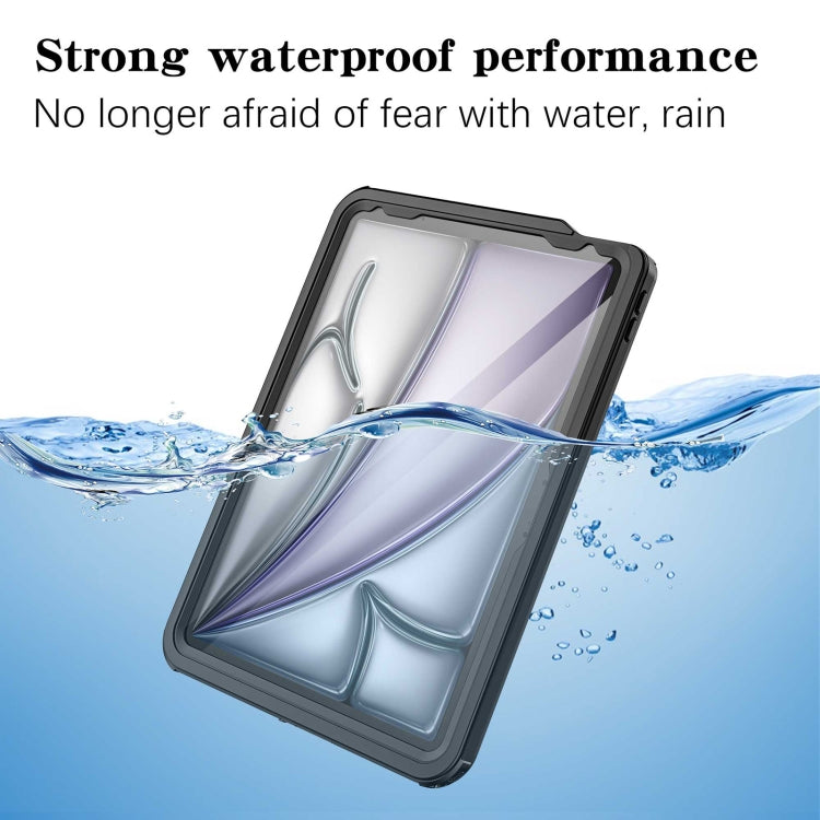 For iPad Air 11 2024 / Air 5 / 4 RedPepper IP68 Waterproof PC + TPU Tablet  Case(Black) - iPad Air 11 2024 Cases by RedPepper | Online Shopping UK | buy2fix