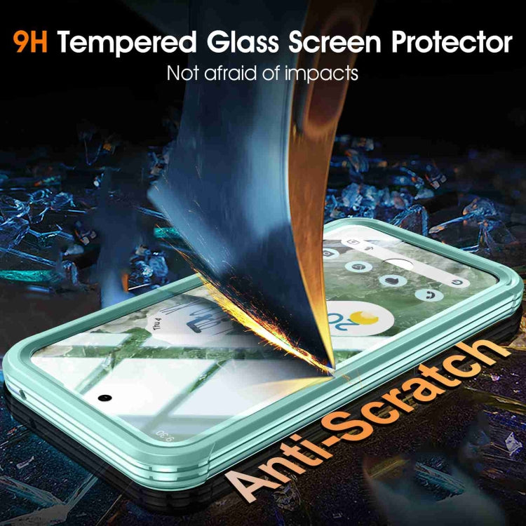 For Google Pixel 9 Pro XL RedPepper Transparent IP65 Life Waterproof Phone Case(Green) - Google Cases by RedPepper | Online Shopping UK | buy2fix