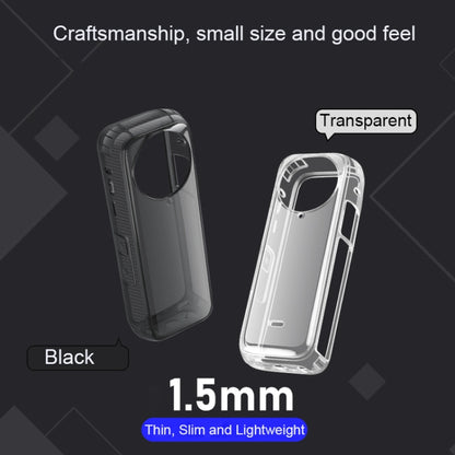 For Insta360 X4 Clear 1.5mm Soft TPU Protective Case Single Cover(Transperant) - Case & Bags by buy2fix | Online Shopping UK | buy2fix