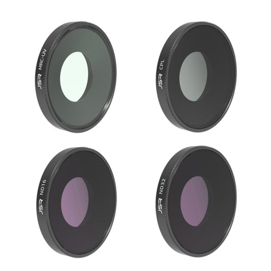 For DJI Osmo Action 4 JUNESTAR Threaded Camera Lens Filter, Filter:4 in 1 UV CPL ND16 ND32 - Lens Filter by JSR | Online Shopping UK | buy2fix