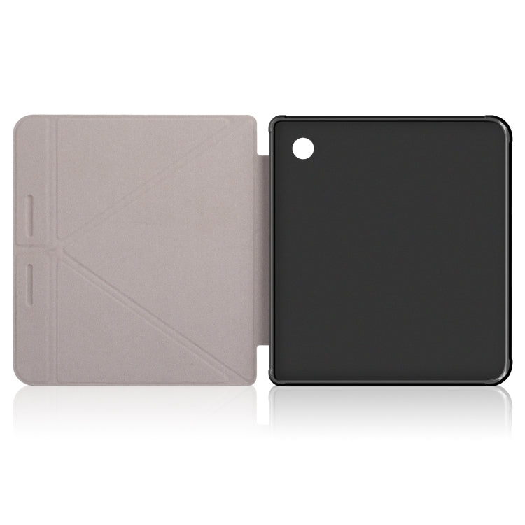 For Kobo Libra Colour 2024 Solid Color Deformation TPU Leather Smart Tablet Case(Green) - Others by buy2fix | Online Shopping UK | buy2fix