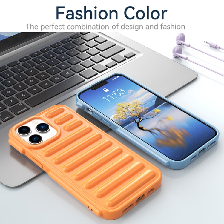 For iPhone 16e Capsule Series Candy Color TPU Phone Case(Transparent Grey) - iPhone 16e Cases by buy2fix | Online Shopping UK | buy2fix