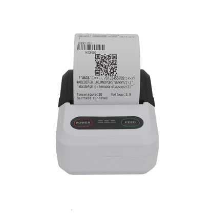 BT-583 58mm USB-C/Type-C + Bluetooth Portable Thermal Printer, Specification:EU Plug(Black White) - Printer by buy2fix | Online Shopping UK | buy2fix