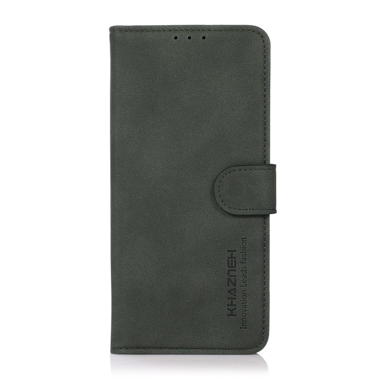 For Samsung Galaxy S25 Ultra 5G KHAZNEH Matte Texture Leather Phone Case(Green) - Galaxy S25 Ultra 5G Cases by buy2fix | Online Shopping UK | buy2fix