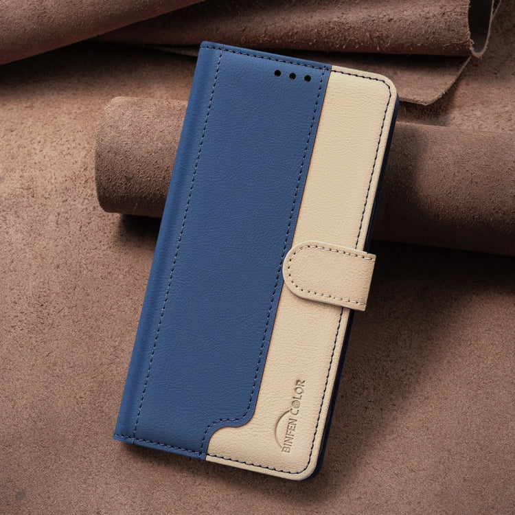 For Xiaomi Redmi K70 / K70 Pro Color Matching RFID Anti-theft Leather Phone Case(Blue) - Xiaomi Cases by buy2fix | Online Shopping UK | buy2fix