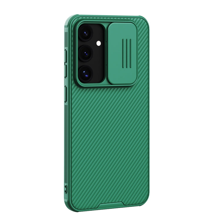 For Samsung Galaxy S24 FE 5G NILLKIN Black Mirror Pro Series Camshield PC Phone Case(Green) - Galaxy S24 FE 5G Cases by NILLKIN | Online Shopping UK | buy2fix