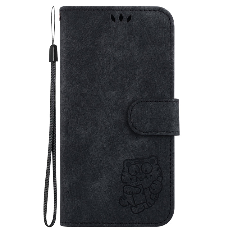 For Redmi K70 / K70 Pro Little Tiger Embossed Leather Phone Case(Black) - K70 Cases by buy2fix | Online Shopping UK | buy2fix