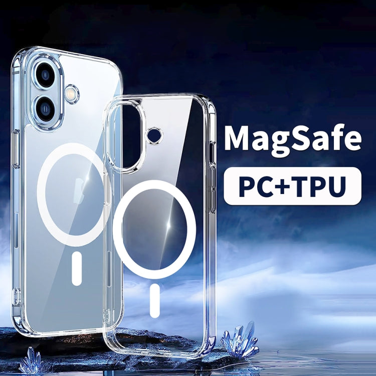 For iPhone 13 ViLi MAG-C Series MagSafe Magnetic PC + TPU Phone Case(Transparent) - iPhone 13 Cases by ViLi | Online Shopping UK | buy2fix