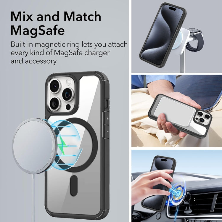 For iPhone 13 MagSafe Acrylic Hybrid TPU Phone Case(Grey) - iPhone 13 Cases by buy2fix | Online Shopping UK | buy2fix