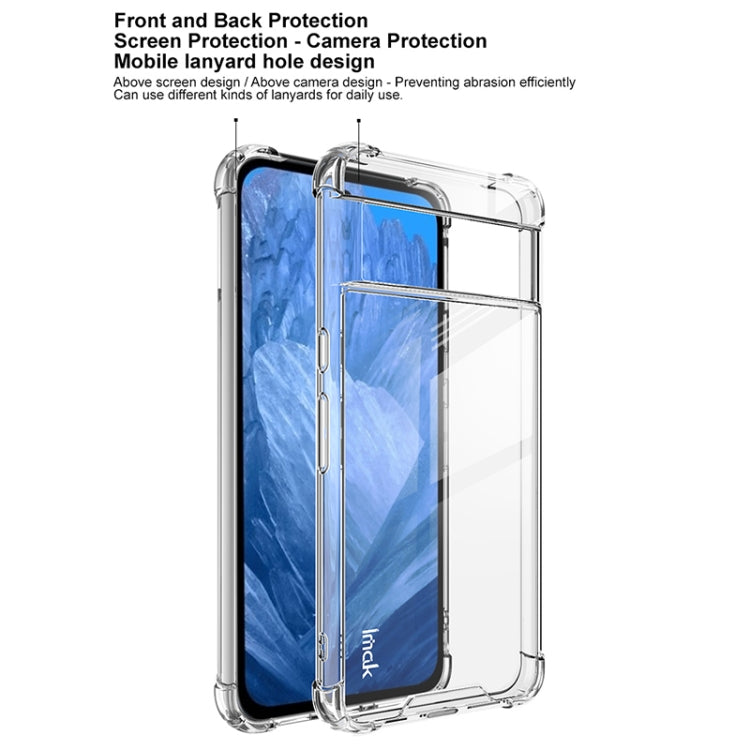 For Google Pixel 8 IMAK Space Shield PC + TPU Airbag Shockproof Phone Case(Transparent) - Google Cases by imak | Online Shopping UK | buy2fix