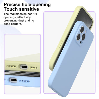 For iPhone 16 Pro Precise Hole Liquid Silicone Jelly Color Full Coverage Phone Case(Blackcurrant Color) - iPhone 16 Pro Cases by buy2fix | Online Shopping UK | buy2fix