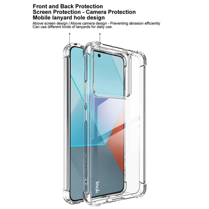 For Redmi Note 13 Pro 5G IMAK Space Shield PC + TPU Airbag Shockproof Phone Case(Transparent) - Xiaomi Cases by imak | Online Shopping UK | buy2fix