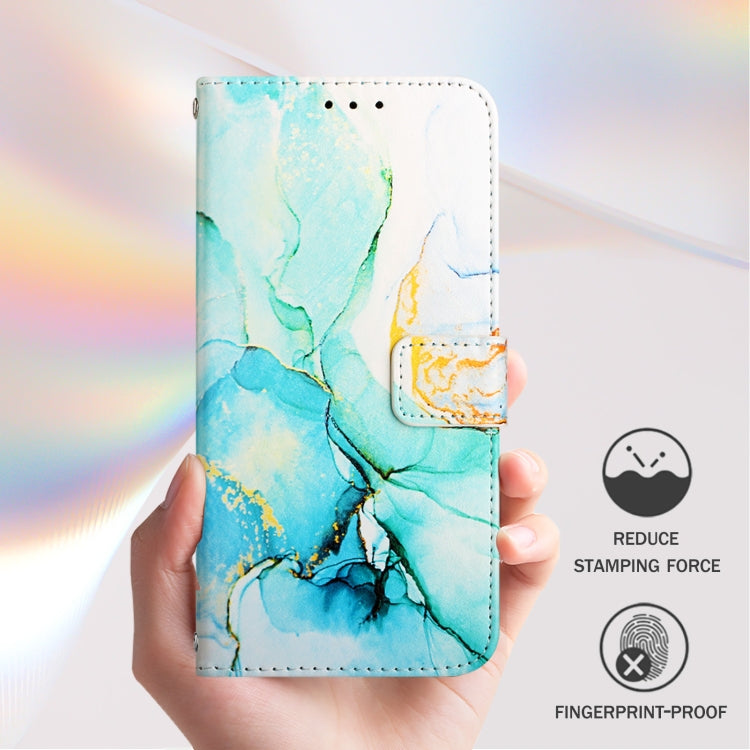 For Redmi K70 Ultra 5G Global PT003 Marble Pattern Flip Leather Phone Case(Green) - Xiaomi Cases by buy2fix | Online Shopping UK | buy2fix