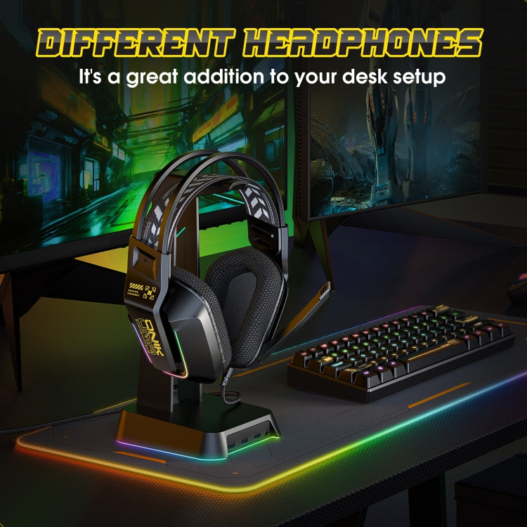 ONIKUMA X13 RGB Colorful Lighting Wired Gaming Headset with Microphone, Length:2.2m(Black) - Multimedia Headset by ONIKUMA | Online Shopping UK | buy2fix