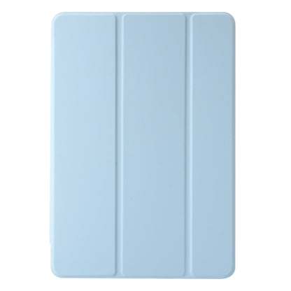 For Huawei Matepad SE 11 2024 Clear Acrylic 3-Fold Leather Tablet Case(Ice Blue) - Huawei by buy2fix | Online Shopping UK | buy2fix