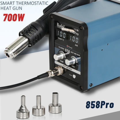 Kaisi 858Pro Smart Sleep Lead-free Digital Display Hot Air Gun Desoldering Station, Plug:US Plug - Electric Soldering Iron by Kaisi | Online Shopping UK | buy2fix