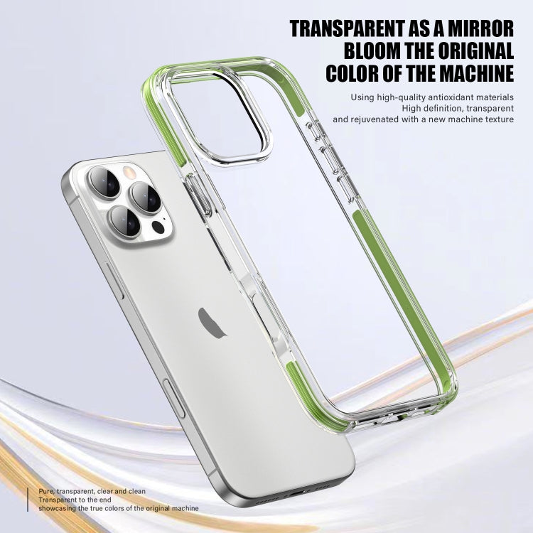 For iPhone 16 Pro TPE Airbag TPU+ PC Full Coverage Phone Case(White) - iPhone 16 Pro Cases by buy2fix | Online Shopping UK | buy2fix