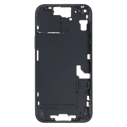 For iPhone 15 Plus Middle Frame Bezel Plate with Side Keys + Card Tray, Version:US Version(Black) - LCD Related Parts by buy2fix | Online Shopping UK | buy2fix