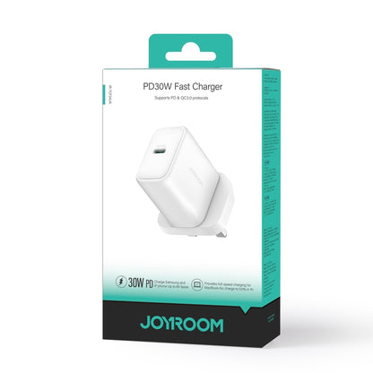 JOYROOM JR-TCF24 30W USB-C / Type-C Fast Charger, Specification:UK Plug(White) - USB Charger by JOYROOM | Online Shopping UK | buy2fix