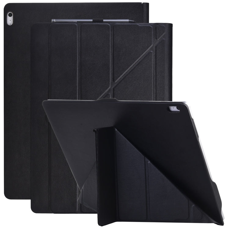 For Microsoft Surface Book 3 / 2 / 1 13.5 inch Deformation Single Screen Leather Laptop Case(Black) - Screen & Keyboard Cover by buy2fix | Online Shopping UK | buy2fix