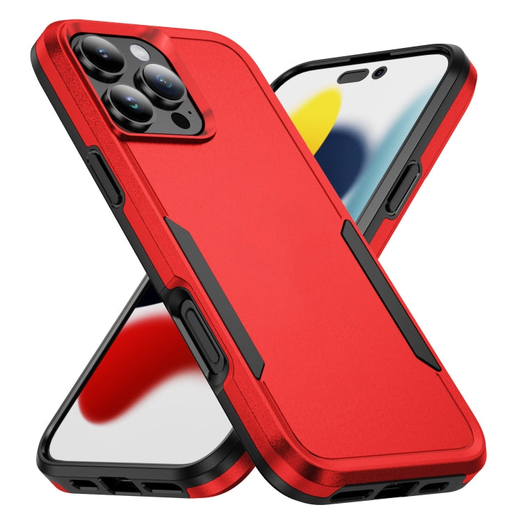 For iPhone 16 Pro Pioneer Armor Heavy Duty PC + TPU Phone Case(Red+Black) - iPhone 16 Pro Cases by buy2fix | Online Shopping UK | buy2fix