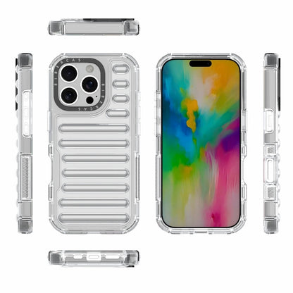 For iPhone 16 Pro High Transparency TPU Hybrid PC Airbag Phone Case(Transparent) - iPhone 16 Pro Cases by buy2fix | Online Shopping UK | buy2fix