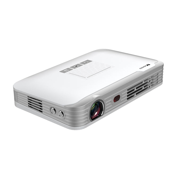 WOWOTO T9 1280 x 800 RGB LED Portable Projector Android 6.0 2GB+16GB, Plug Type:UK Plug(White) - LED Projector by WOWOTO | Online Shopping UK | buy2fix