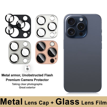 For iPhone 16 Pro / 16 Pro Max IMAK Metal Armor Premium Camera Protector Film(Grey) - iPhone 16 Pro Max Tempered Glass by imak | Online Shopping UK | buy2fix