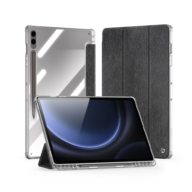 For Samsung Galaxy Tab S10+ DUX DUCIS Unid Series PU+TPU Smart Tablet Case(Black) - Tab S10+ Cases by DUX DUCIS | Online Shopping UK | buy2fix