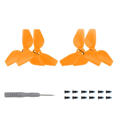 For DJI Neo Sunnylife 2016S Drone Color 3-Blade Propeller, Quantity:2 pairs(Orange) - DIY Propeller by Sunnylife | Online Shopping UK | buy2fix