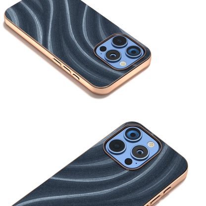 For iPhone 16 Pro Max Nano Electroplating Galactic Pattern Protective Phone Case(Blue) - iPhone 16 Pro Max Cases by buy2fix | Online Shopping UK | buy2fix