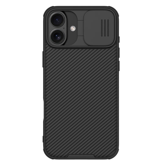 For iPhone 16 NILLKIN CamShield Pro Magnetic PC Phone Case(Black) - iPhone 16 Cases by NILLKIN | Online Shopping UK | buy2fix