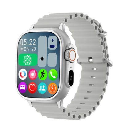 LEMFO LF40 2.01 inch Bluetooth Call Smart Watch, Support Heart Rate / Blood Oxygen(Silver Grey) - Smart Watches by LEMFO | Online Shopping UK | buy2fix