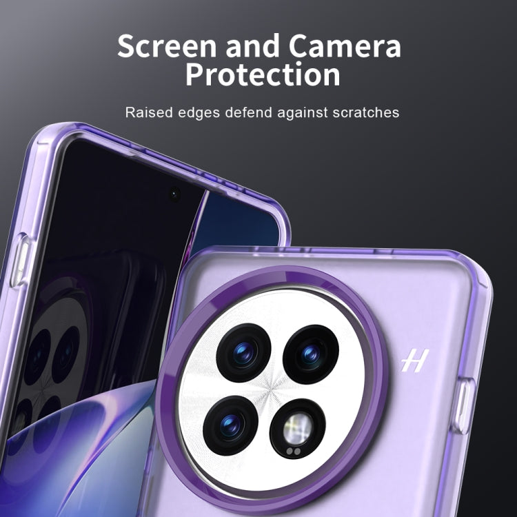 For OnePlus 13 Candy PC Hybrid TPU Shockproof Phone Case(Purple) - OnePlus Cases by buy2fix | Online Shopping UK | buy2fix