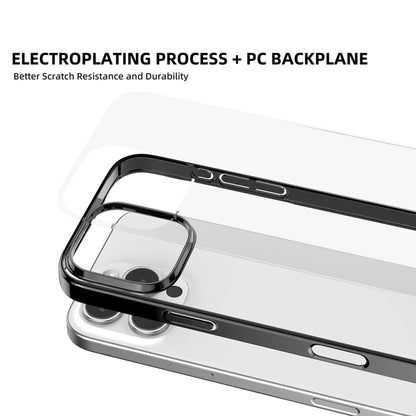 For iPhone 16 Pro Mutural Jiantou Series Electroplating Hybrid PC Phone Case(Silver) - iPhone 16 Pro Cases by Mutural | Online Shopping UK | buy2fix