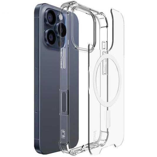 For iPhone 16 Pro Max IMAK Space Shield PC + TPU Airbag Shockproof MagSafe Phone Case(Transparent) - iPhone 16 Pro Max Cases by imak | Online Shopping UK | buy2fix