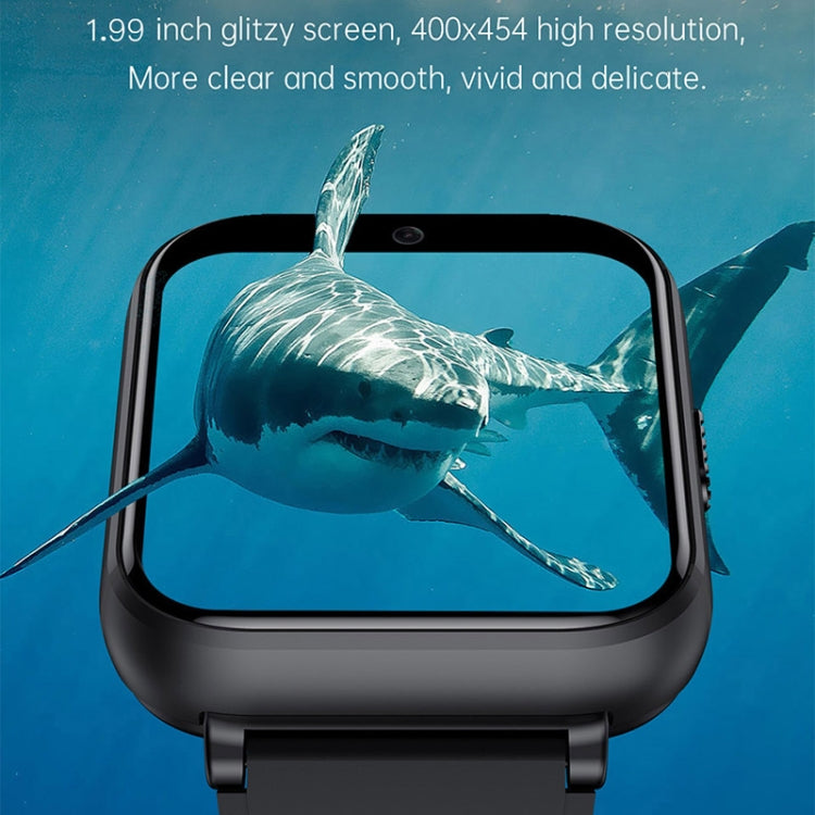 UNIWA DM66 4G Calling Smart Watch, 4GB+64GB, 1.99 inch IPS Screen Android 9.0 Support WiFi GPS(Silver) - Android Watch by UNIWA | Online Shopping UK | buy2fix