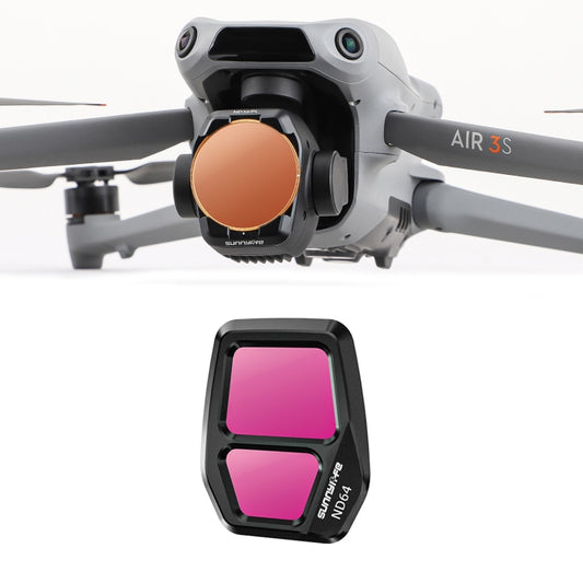 For DJI Air 3S Sunnylife Camera Lens Filter, Filter:ND64 -  by Sunnylife | Online Shopping UK | buy2fix