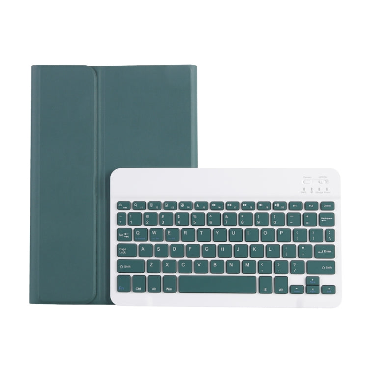 For Xiaomi Pad 7 / 7 Pro 11.2 inch A0N13 Ultra-thin Detachable Bluetooth Keyboard Leather Tablet Case(Dark Green) - Others Keyboard by buy2fix | Online Shopping UK | buy2fix