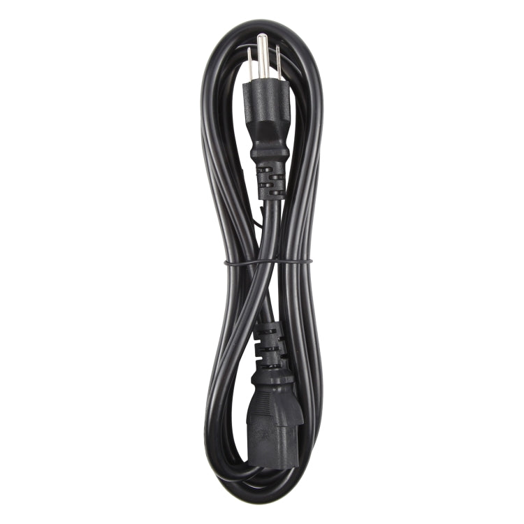 US Plug Computer PC Power Cord 3 Pin Cable, Length:3m(Black) - Power Cord by buy2fix | Online Shopping UK | buy2fix