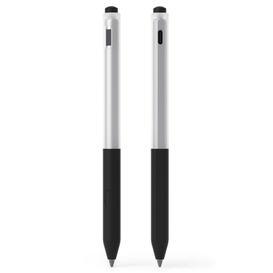 For Lenovo Gen3 Stylus Pen 2pcs/Set Jelly Series Stylus Pen Silicone Protective Cover(Black) - Pencil Accessories by buy2fix | Online Shopping UK | buy2fix