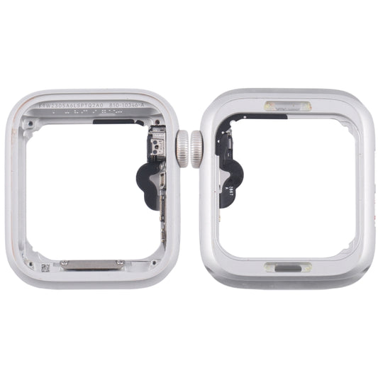 For Apple Watch Series 4 44MM LTE Aluminium Alloy Middle Frame Bezel Plate with Crown Spin Axis Flex Cable(Silver) - Middle Frame by buy2fix | Online Shopping UK | buy2fix