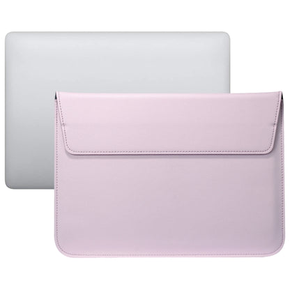 PU Leather Ultra-thin Envelope Bag Laptop Bag for MacBook Air / Pro 13 inch, with Stand Function(Pink) - Protective Bags by buy2fix | Online Shopping UK | buy2fix