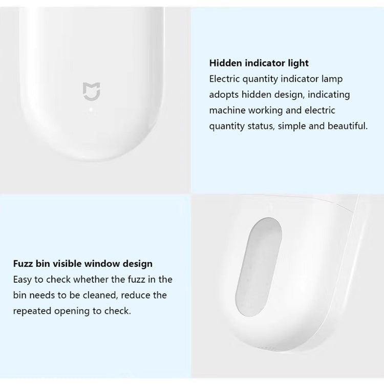 Original Xiaomi Mijia Mini Portable Shaver Wool Ball USB Charging Hair Remover Electric Lint Trimmer - Sponges, Cloths & Brushes by Xiaomi | Online Shopping UK | buy2fix